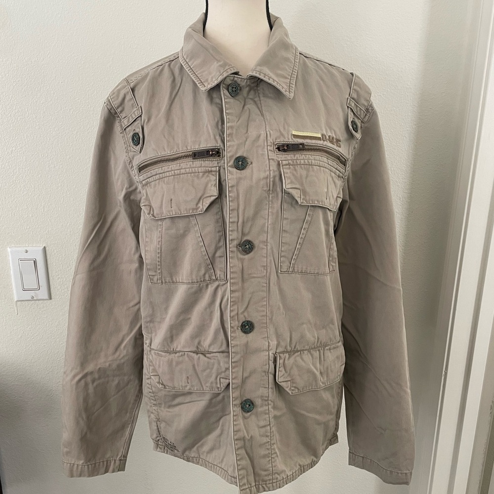 Rare Vintage Oakley Army Jacket Gorpcore Military Utility Style Women Size Large